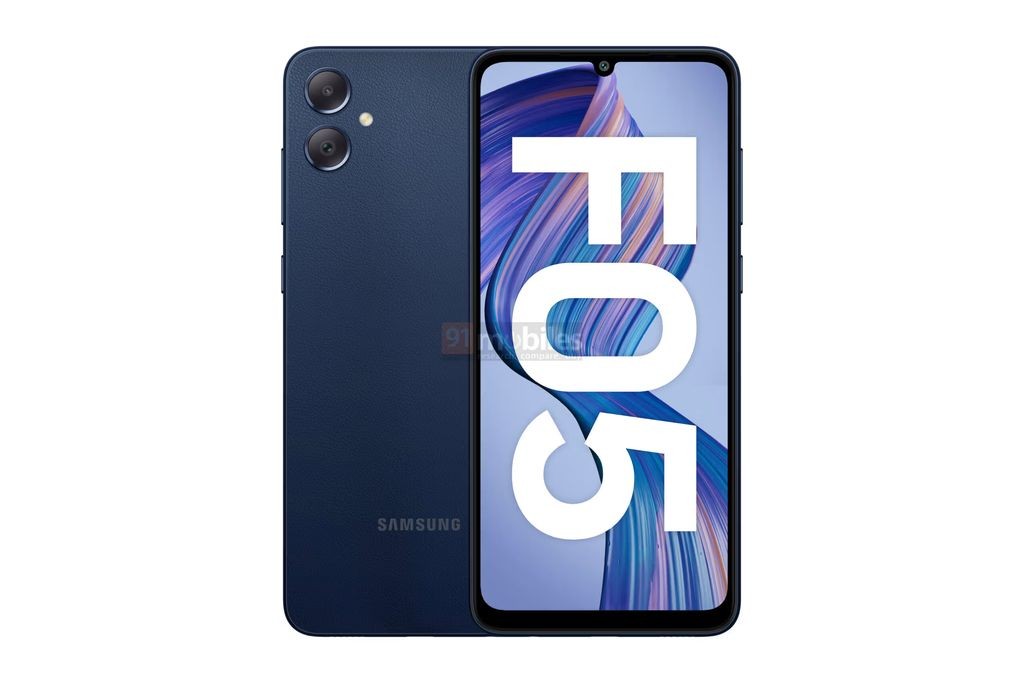 三星新款Galaxy F05手机设计曝光：水滴屏+垂直排列摄像头
