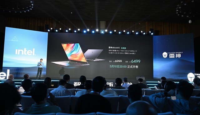 雷神AIbook 15笔记本惊艳亮相 售价6499元起